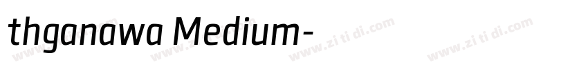 thganawa Medium字体转换
